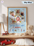 Baby Collage Poster – Personalized “Little Star” Birth Stats Wall Art